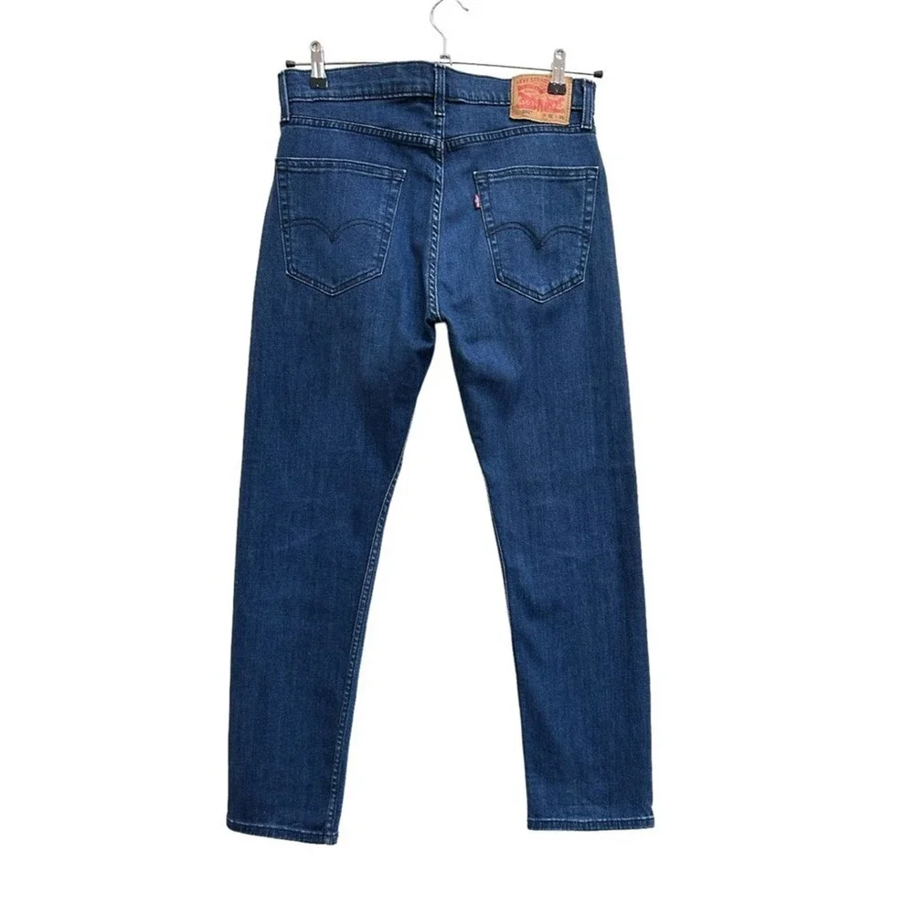 Levi’s 502 Taper Flex Men's Blue Stretch Jeans in Dark Wash, Size 31x30